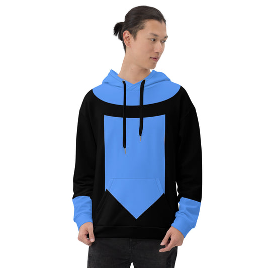 Blue Suit Mark Hoodie