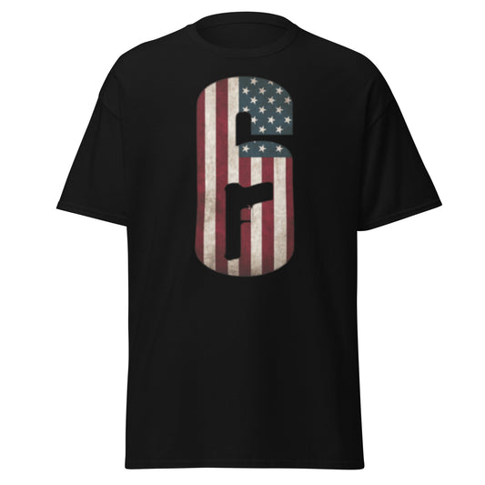 R6 American Flag tee