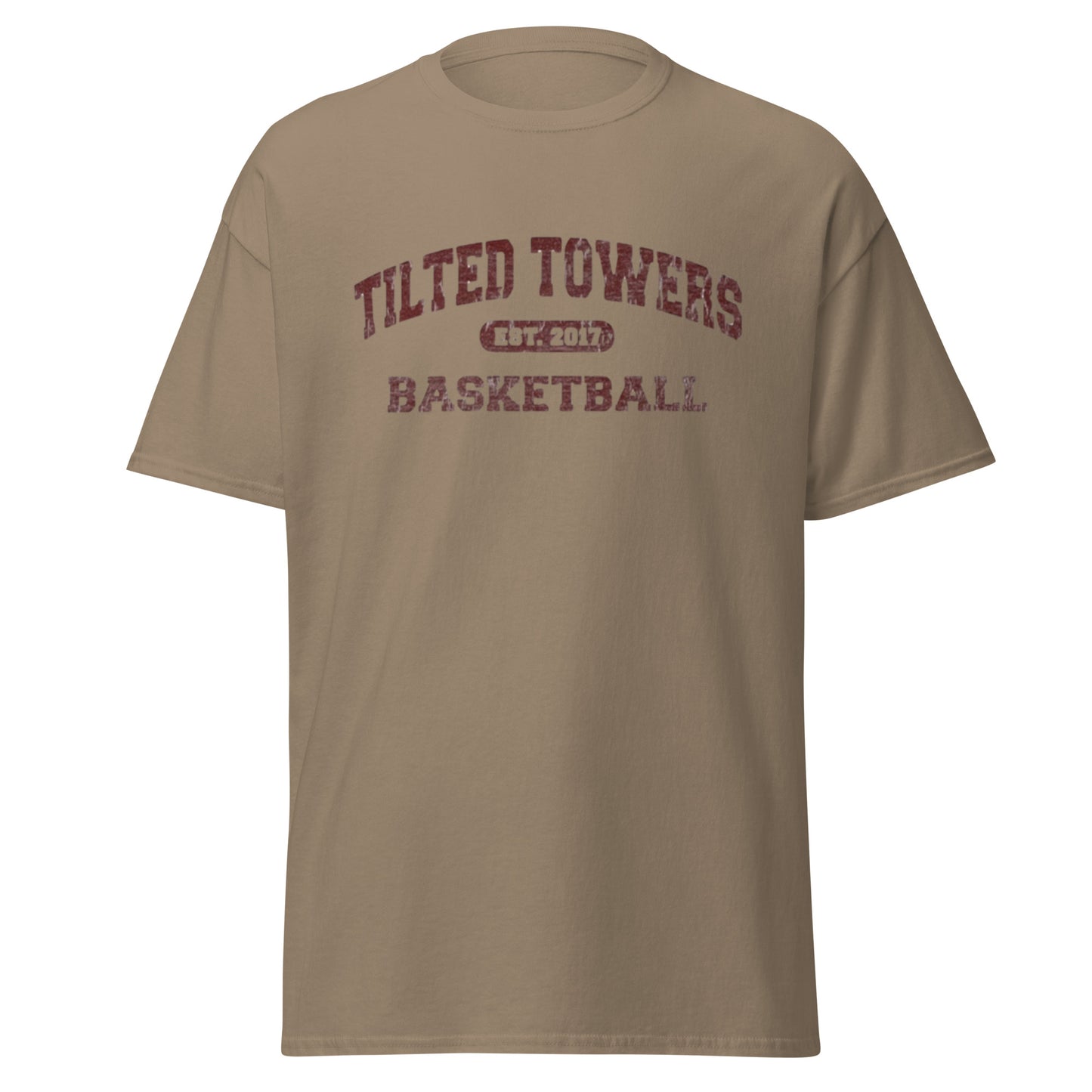 Tilted Towers Basketball Team Tee