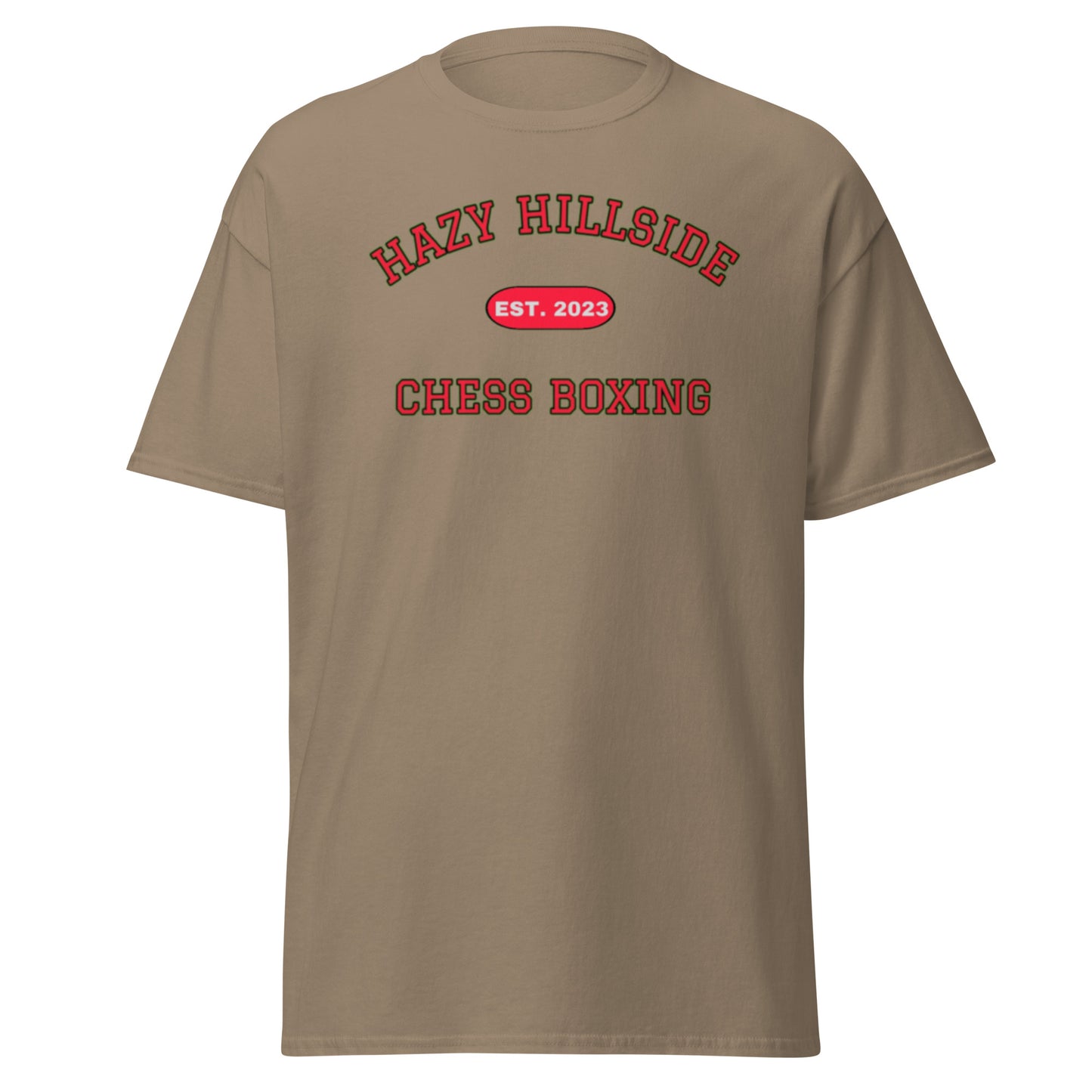 Hazy Hillside Chess Boxing Tee