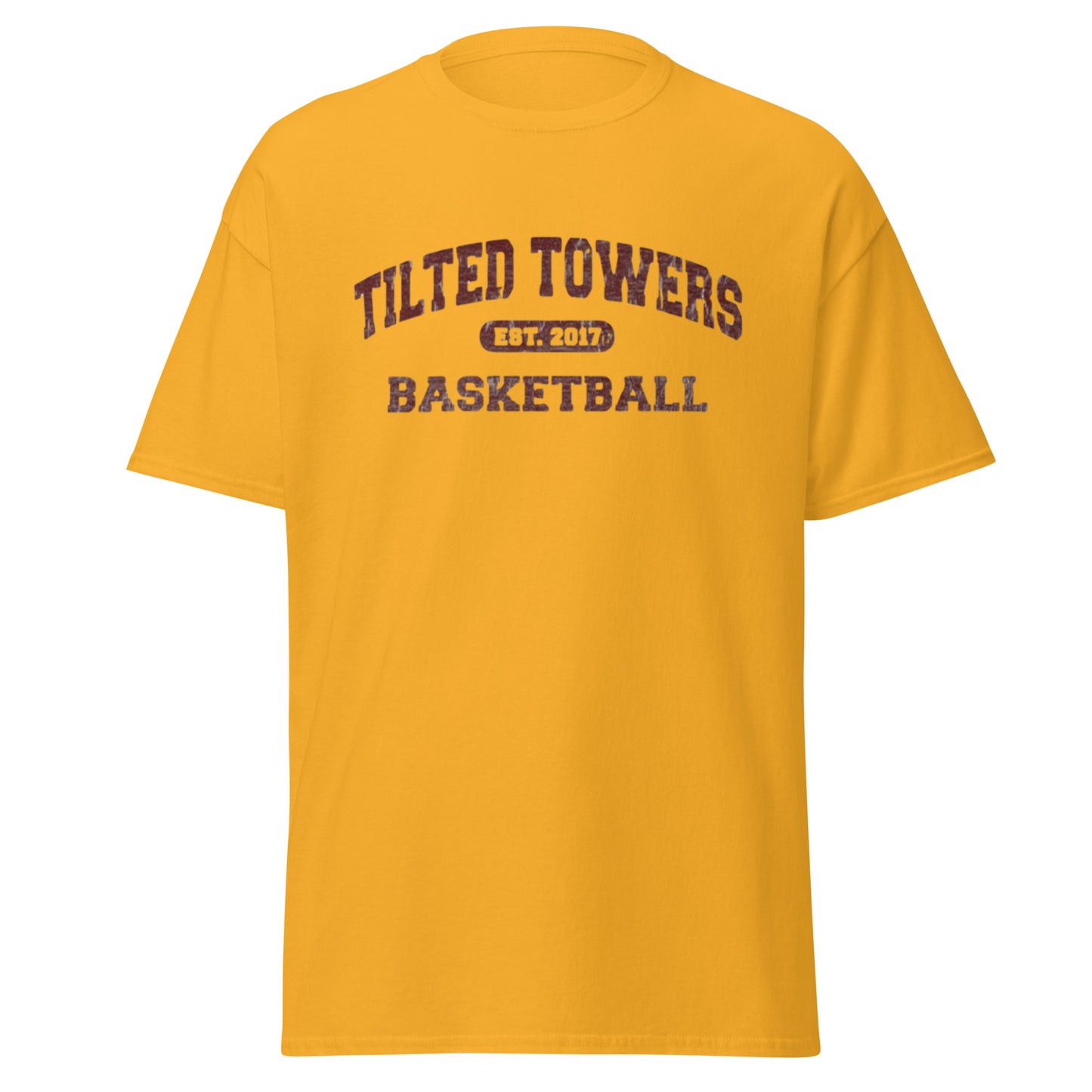 Tilted Towers Basketball Team Tee