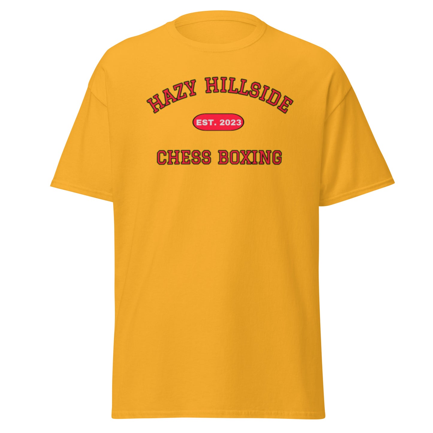 Hazy Hillside Chess Boxing Tee