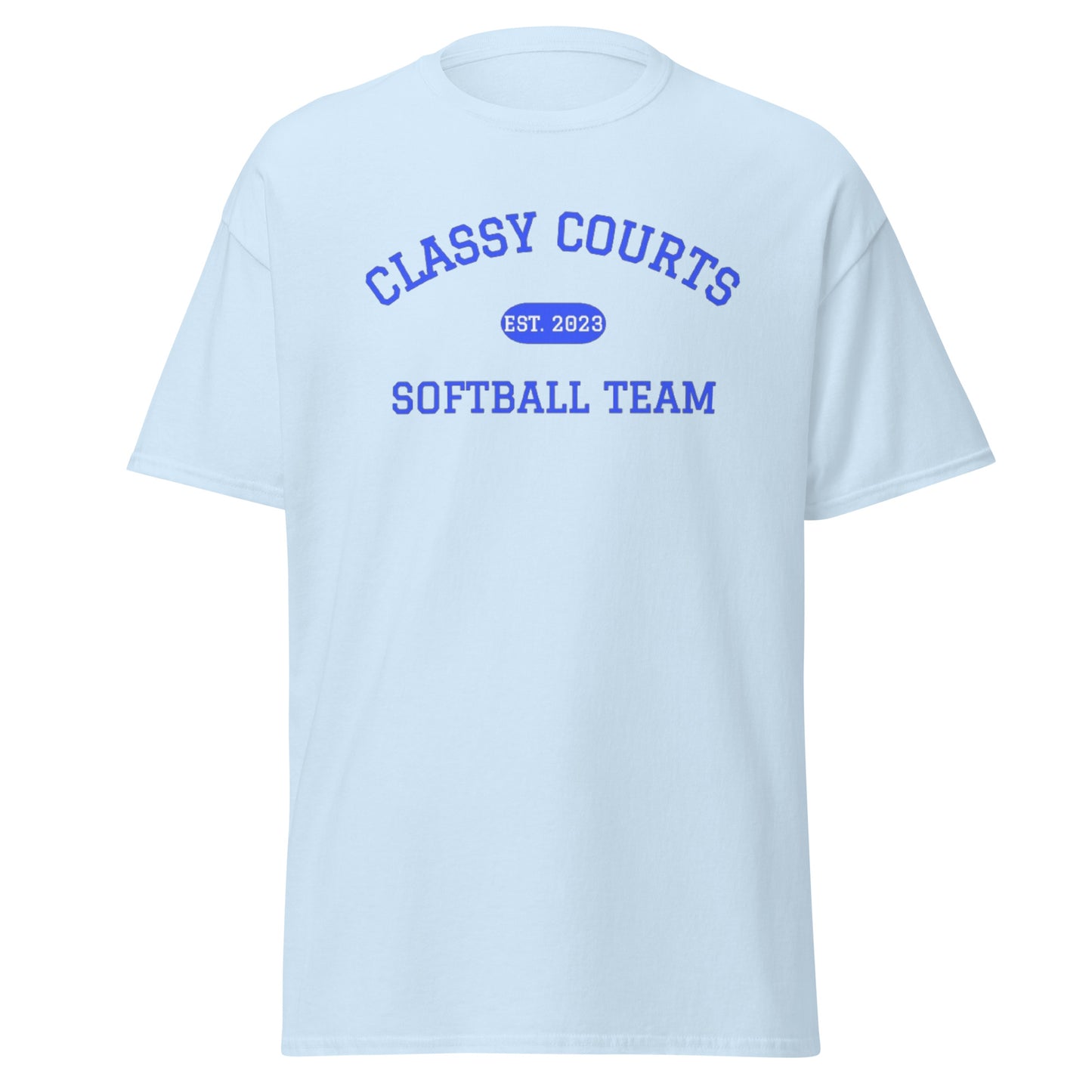 Classy Courts Softball Team Tee