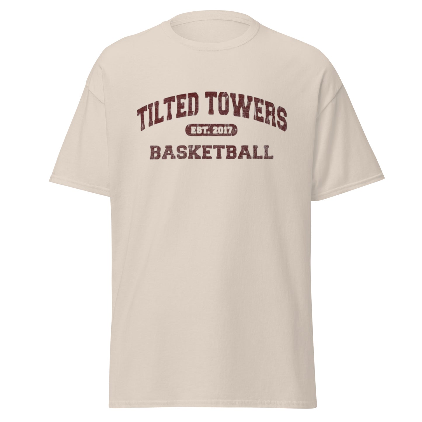 Tilted Towers Basketball Team Tee