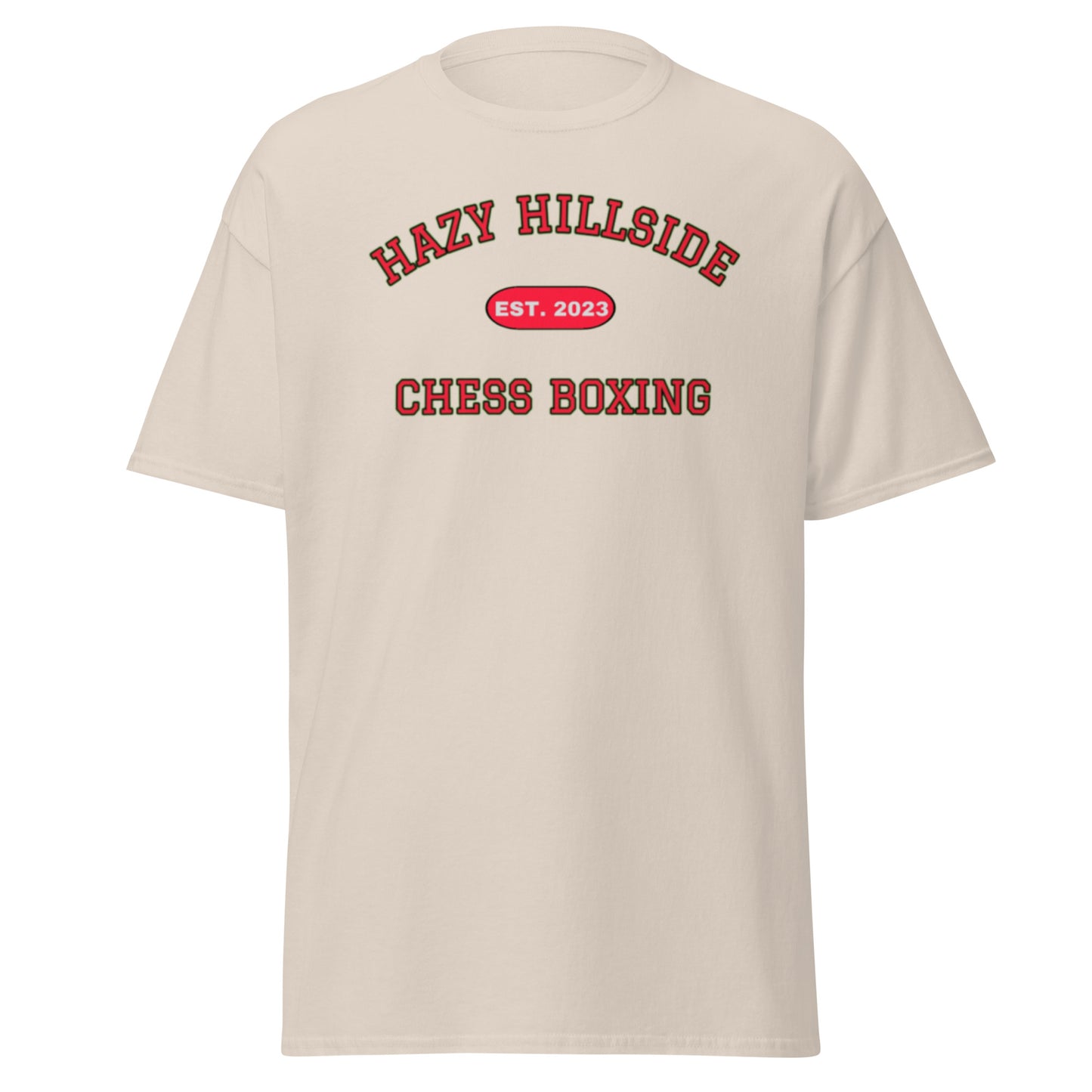 Hazy Hillside Chess Boxing Tee