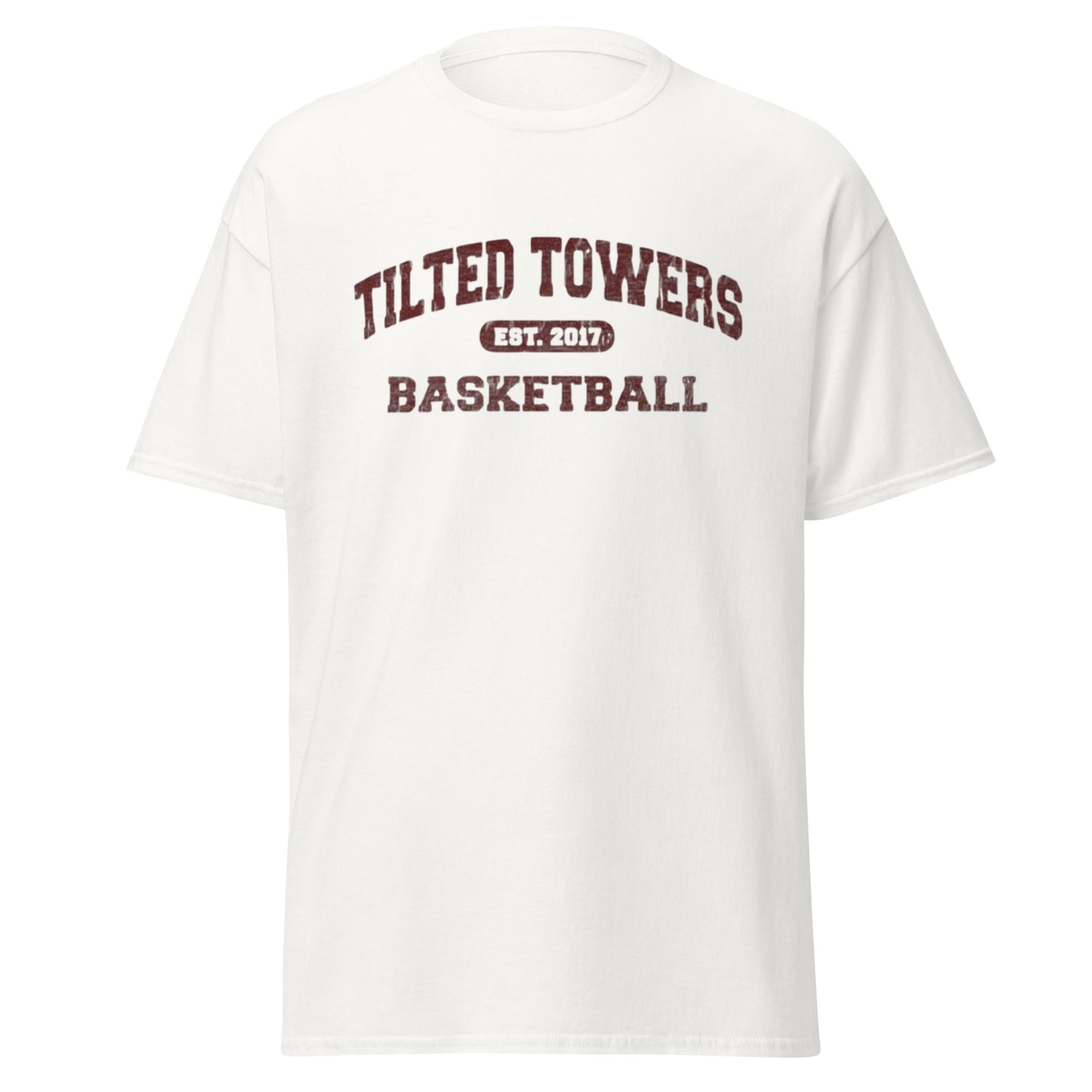 Tilted Towers Basketball Team Tee