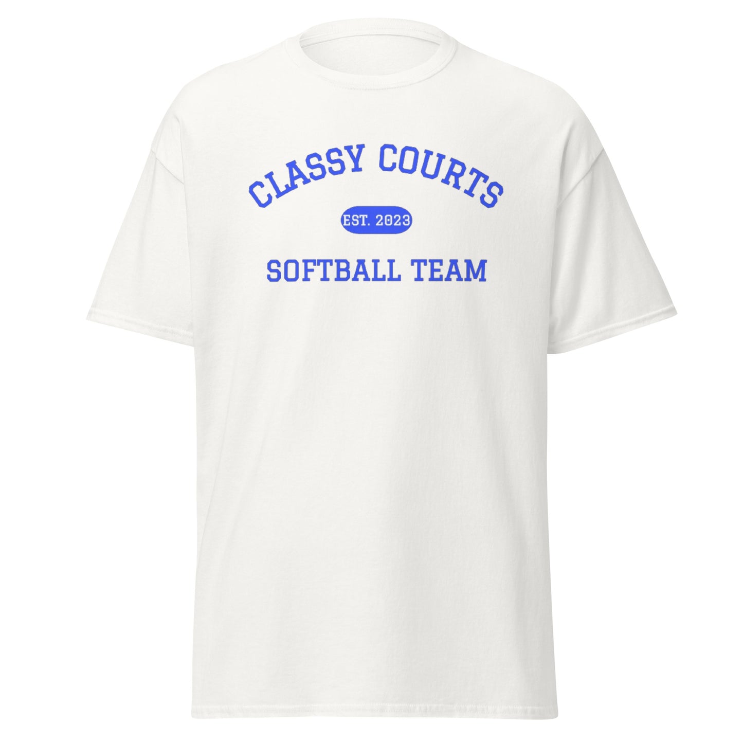 Classy Courts Softball Team Tee