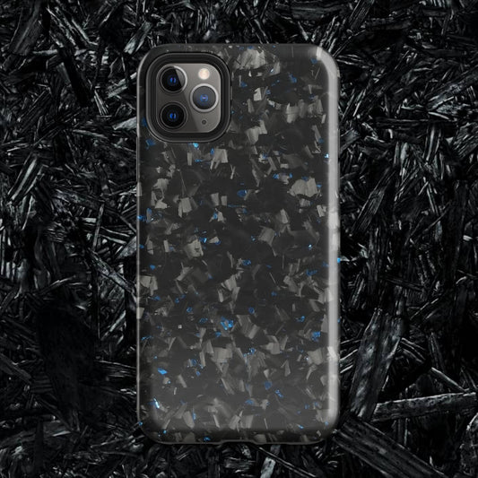 Blue Forged Carbon Case for iPhone®