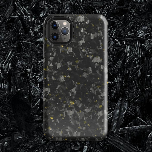 Yellow Forged Carbon Case for iPhone®