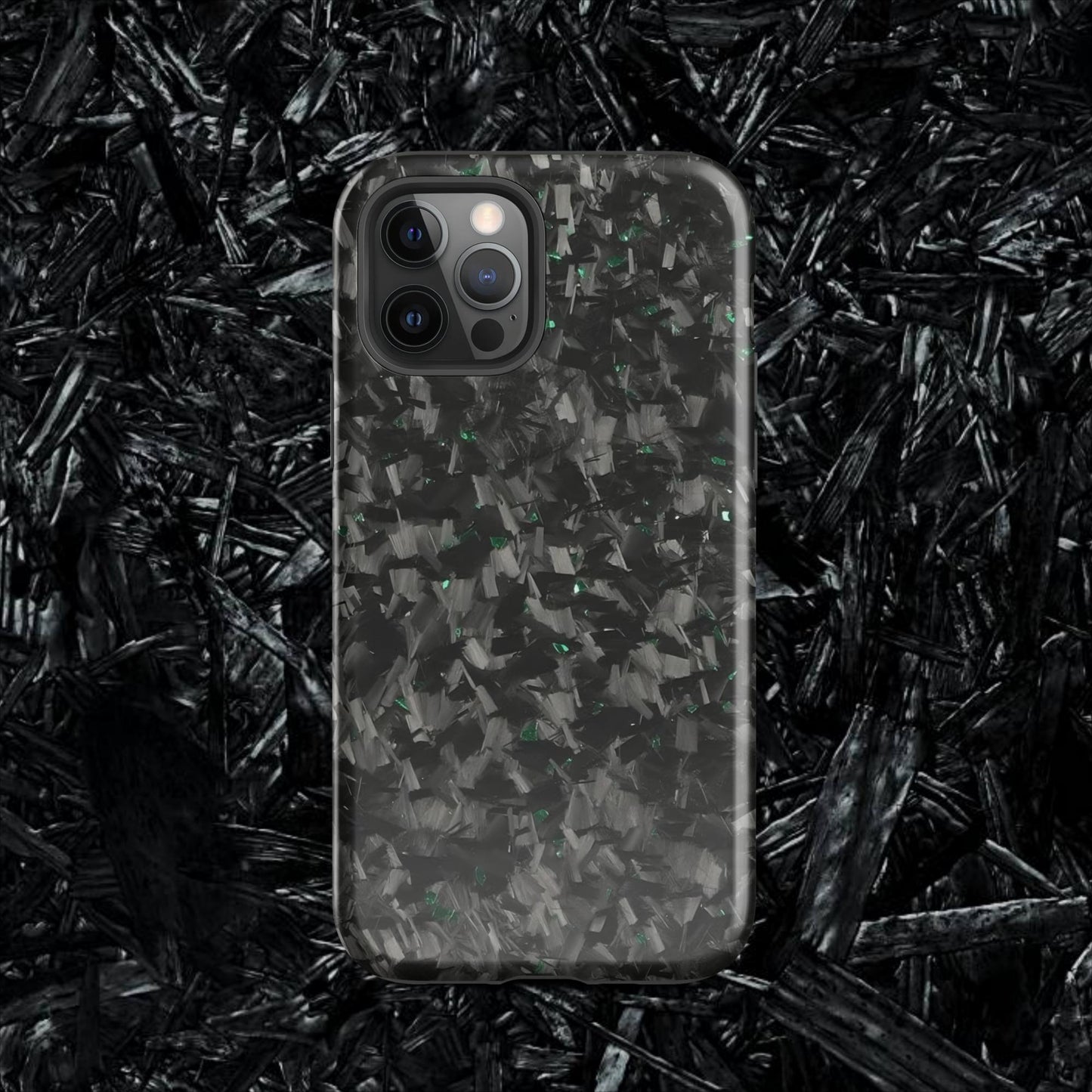 Green Forged Carbon Case for iPhone®