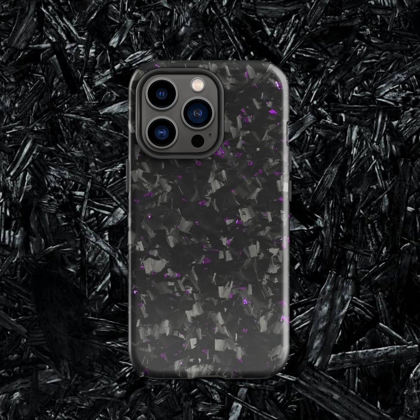 Purple Forged Carbon Case for iPhone®