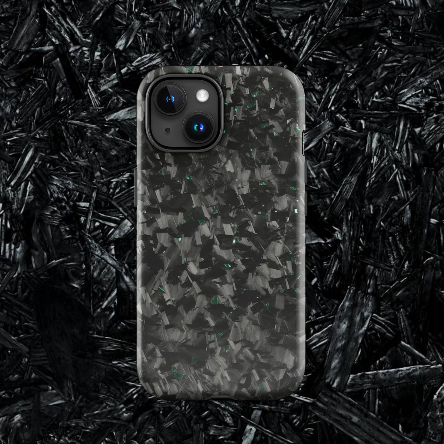 Green Forged Carbon Case for iPhone®