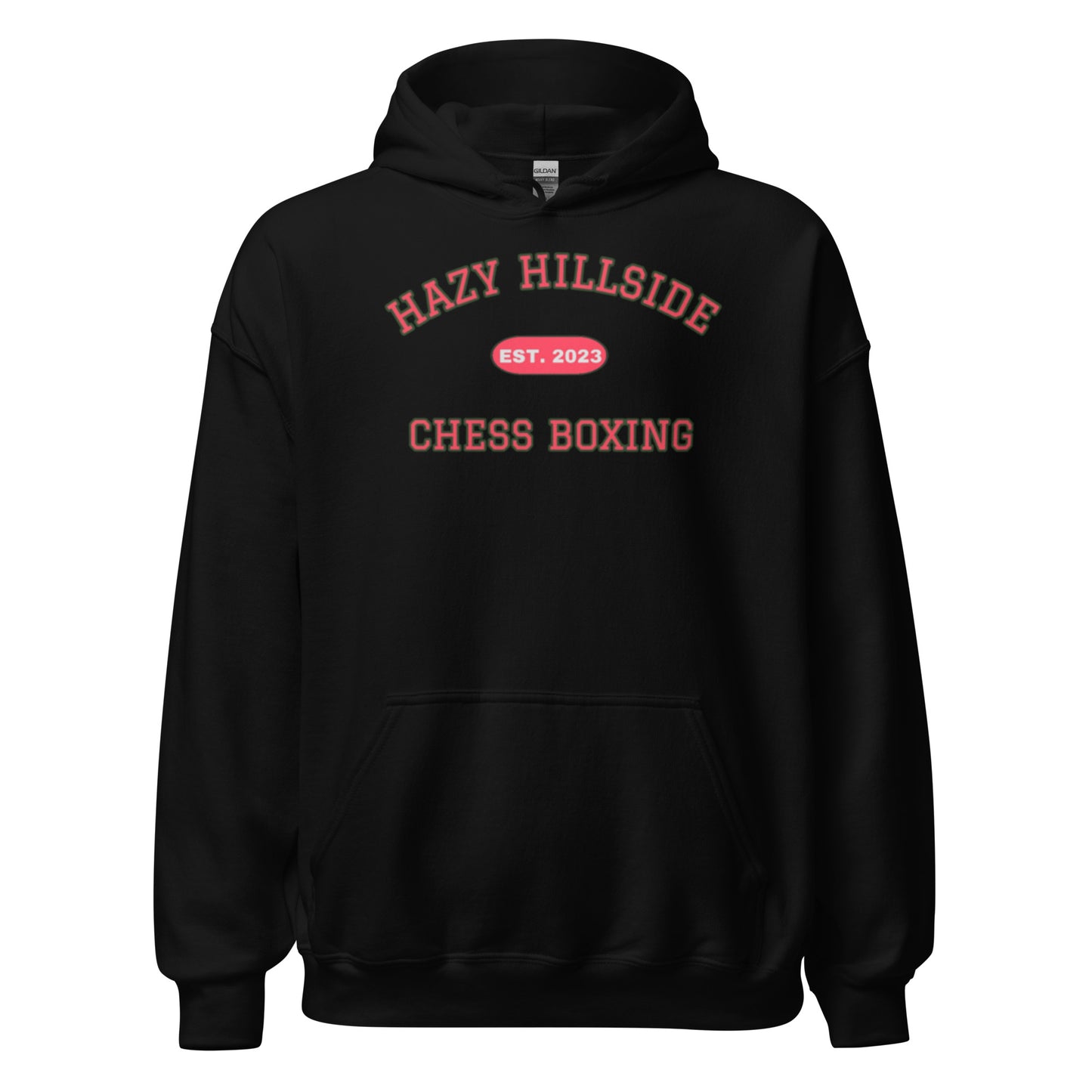 Hazy Hillside Chess Boxing Hoodie