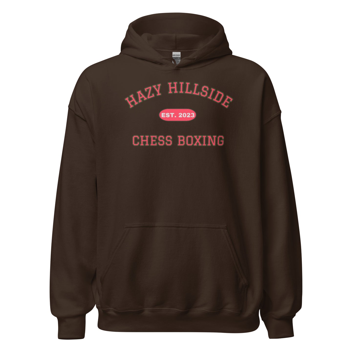 Hazy Hillside Chess Boxing Hoodie