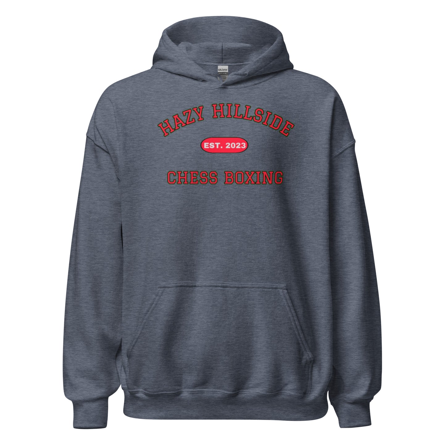 Hazy Hillside Chess Boxing Hoodie