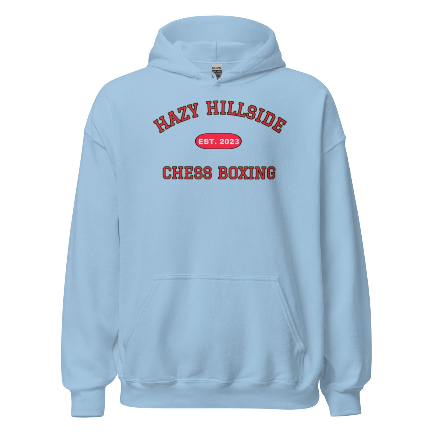 Hazy Hillside Chess Boxing Hoodie