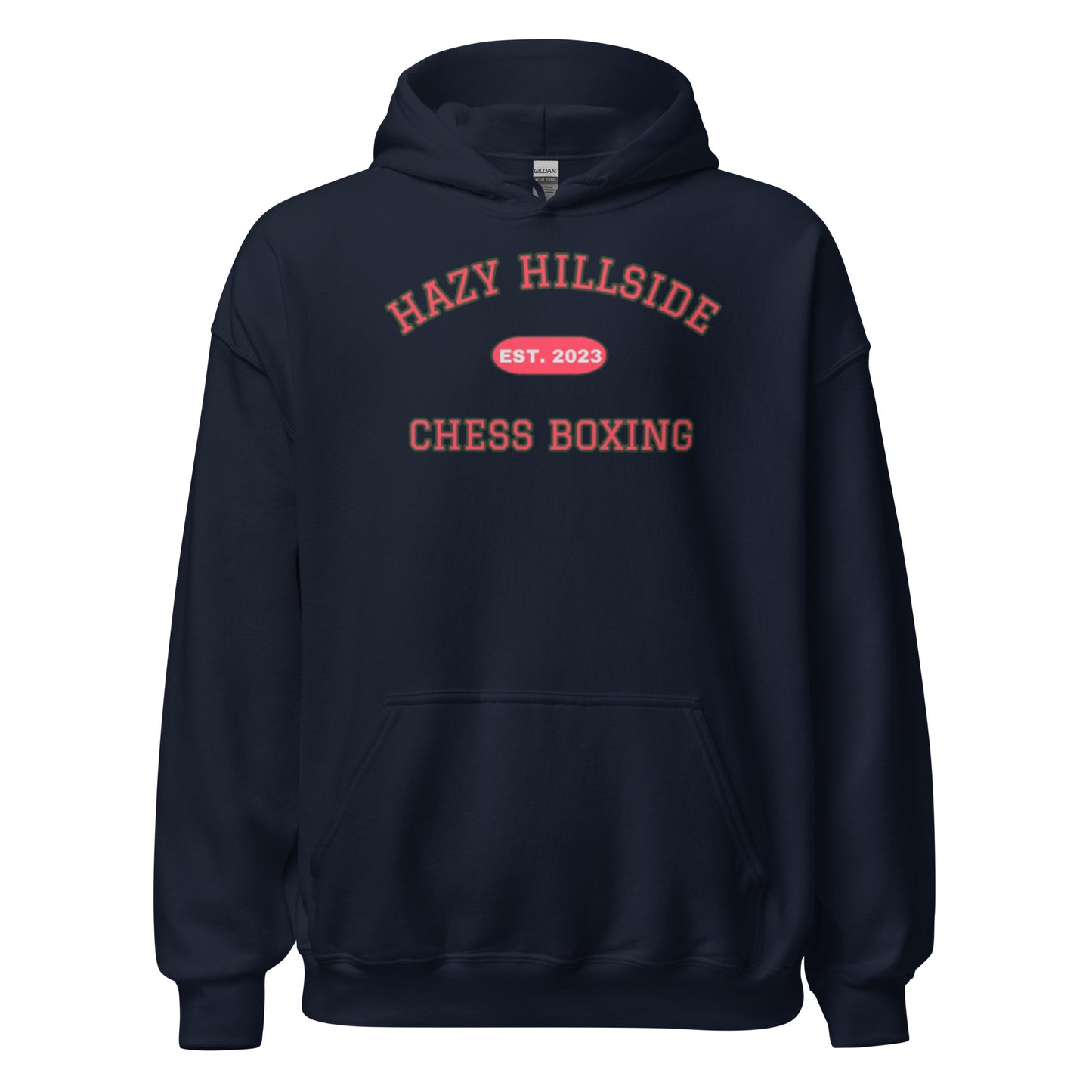 Hazy Hillside Chess Boxing Hoodie