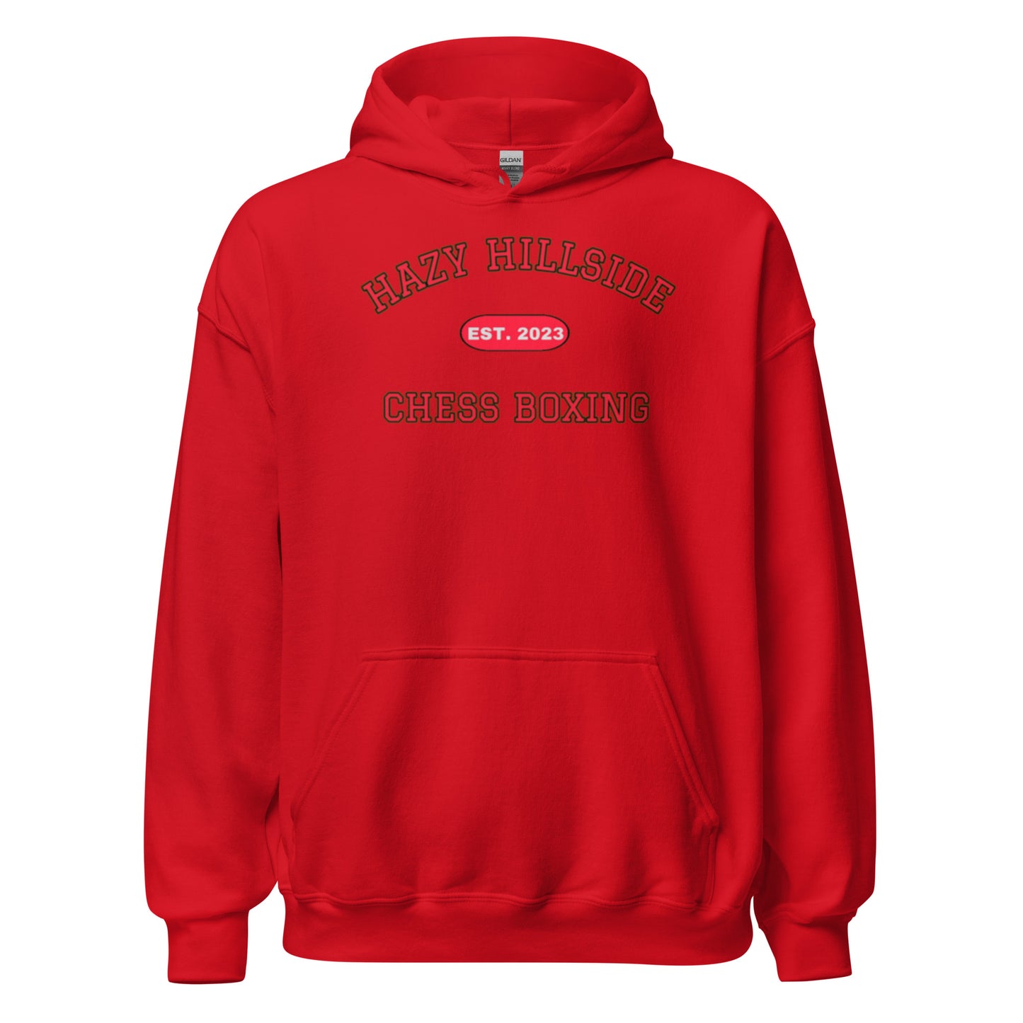 Hazy Hillside Chess Boxing Hoodie