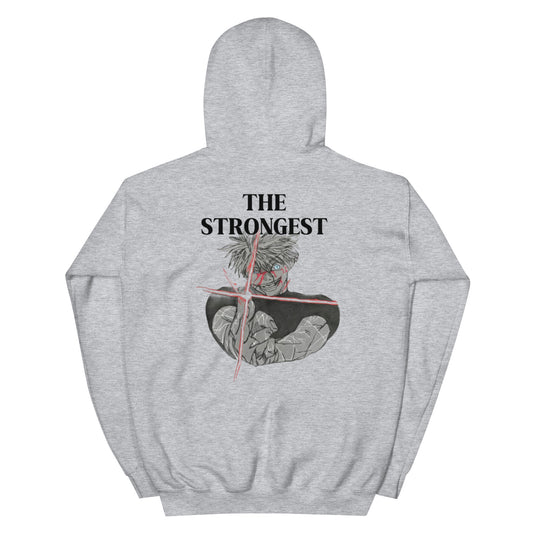 "The Strongest" Embroidered Premium Cotton Hoodie