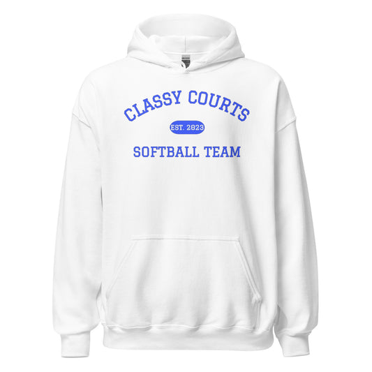 Classy Courts Softball Team Hoodie